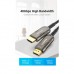 Кабель мультимедійний HDMI to HDMI 60.0m V2.1 Optical 8K 60Hz 48Gbps Dolby 7.1 TPE Black Metal Type Vention (AAZBAE)