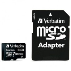 Карта пам'яті Verbatim 64GB microSDHC Class 10 (44084)