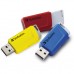 USB флеш накопитель Verbatim 3x16GB Store 'n' Click Red/Blue/Yellow USB 3.2 (49306)