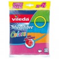 Салфетки для уборки Vileda Microfibre Color 4 шт. (4023103192577)