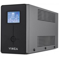 Источник бесперебойного питания Vinga LCD 600VA metal case (VPC-600M)