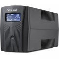 Пристрій безперебійного живлення Vinga LCD 800VA plastic case (VPC-800P)