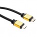 Кабель мультимедійний HDMI to HDMI 1.8 m metal V2.0 Vinga (VCPDCHDMI2VMM1.8BK)