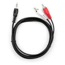 Кабель мультимедійний Jack 3.5mm M to 2xRCA 1.5 m Vinga (VCPDCJ35MRCA21.5BK)