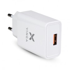 Зарядное устройство Vinga QC3.0 Quick Wall Charger 1xUSB 18W Max (VWCQAW)