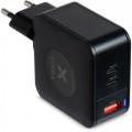 Зарядний пристрій Vinga 65W PD/QC 2xUSB-C+2xUSB-A+2xSchukoF 1.5m CEE7/7 (VCHG2OAC65)