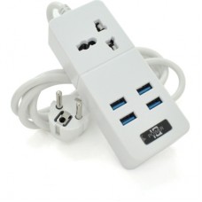 Мережевий фільтр живлення Voltronic TВ-Т06, 1роз, 4*USB White (ТВ-Т06-White)