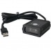 Сканер штрих-коду Xkancode FS20, 2D, USB, black (FS20)