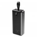 Батарея універсальна XO 30000mAh, PD/20W, QC/22.5W, with light, black (PR240_Black)