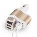 Зарядний пристрій XoKo CC-303 2 USB 2.1A Gold / White (CC-303-GDWH)