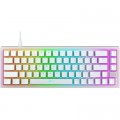 Клавиатура Xtrfy K5 68 keys Kailh Red Hot-swap RGB UA White (K5-RGB-CPT-TPWHITE-R-UKR)